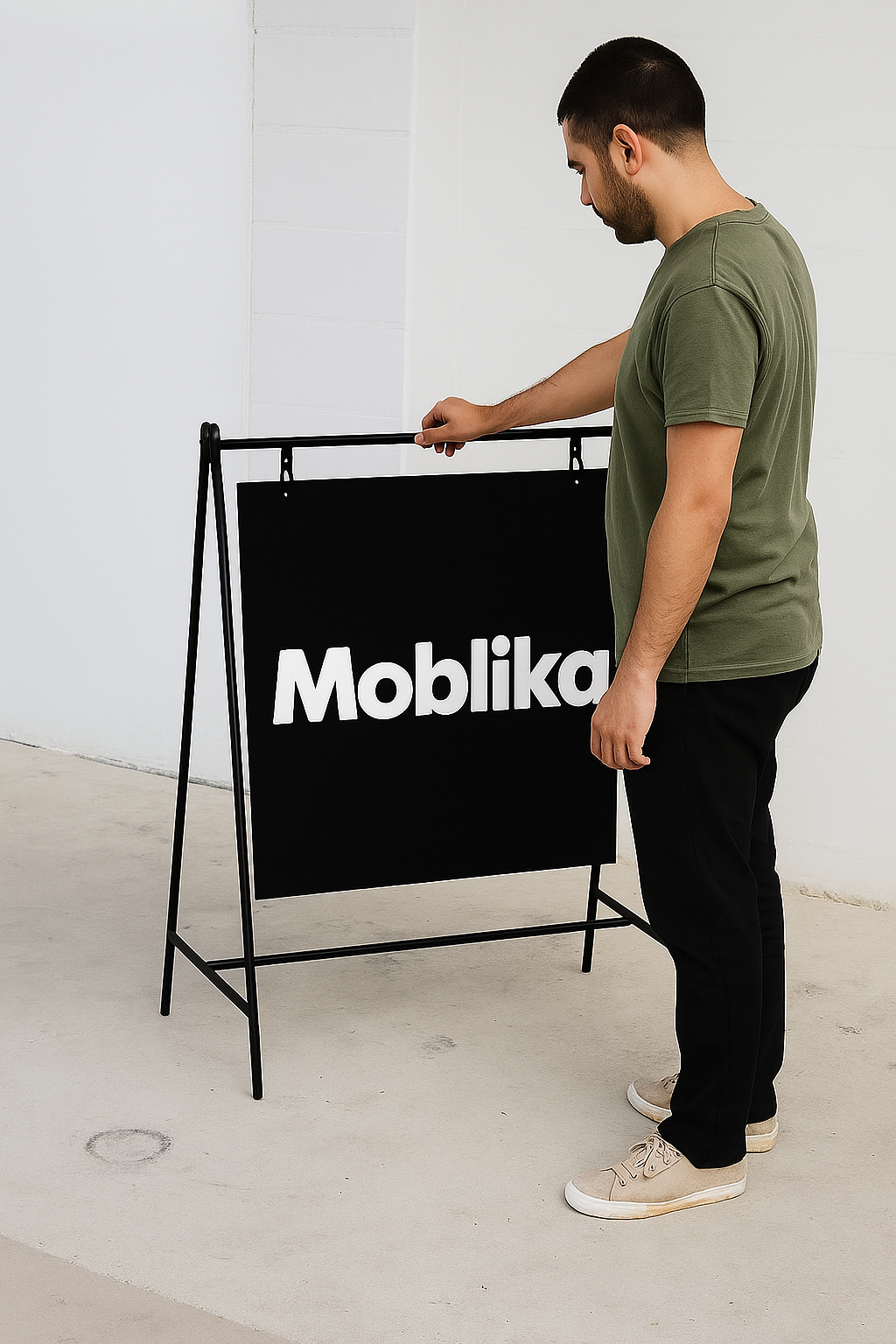 Cartel Publicitario Metalico "Paloma" - Tótem Signal