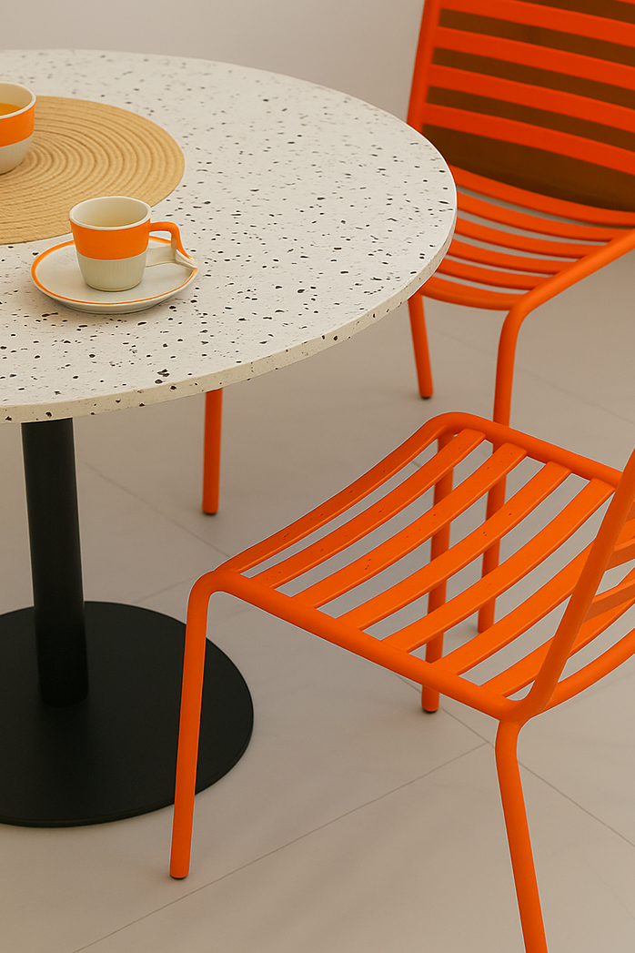 Set Mesa/Sillas de Alto Trafico - Quillay