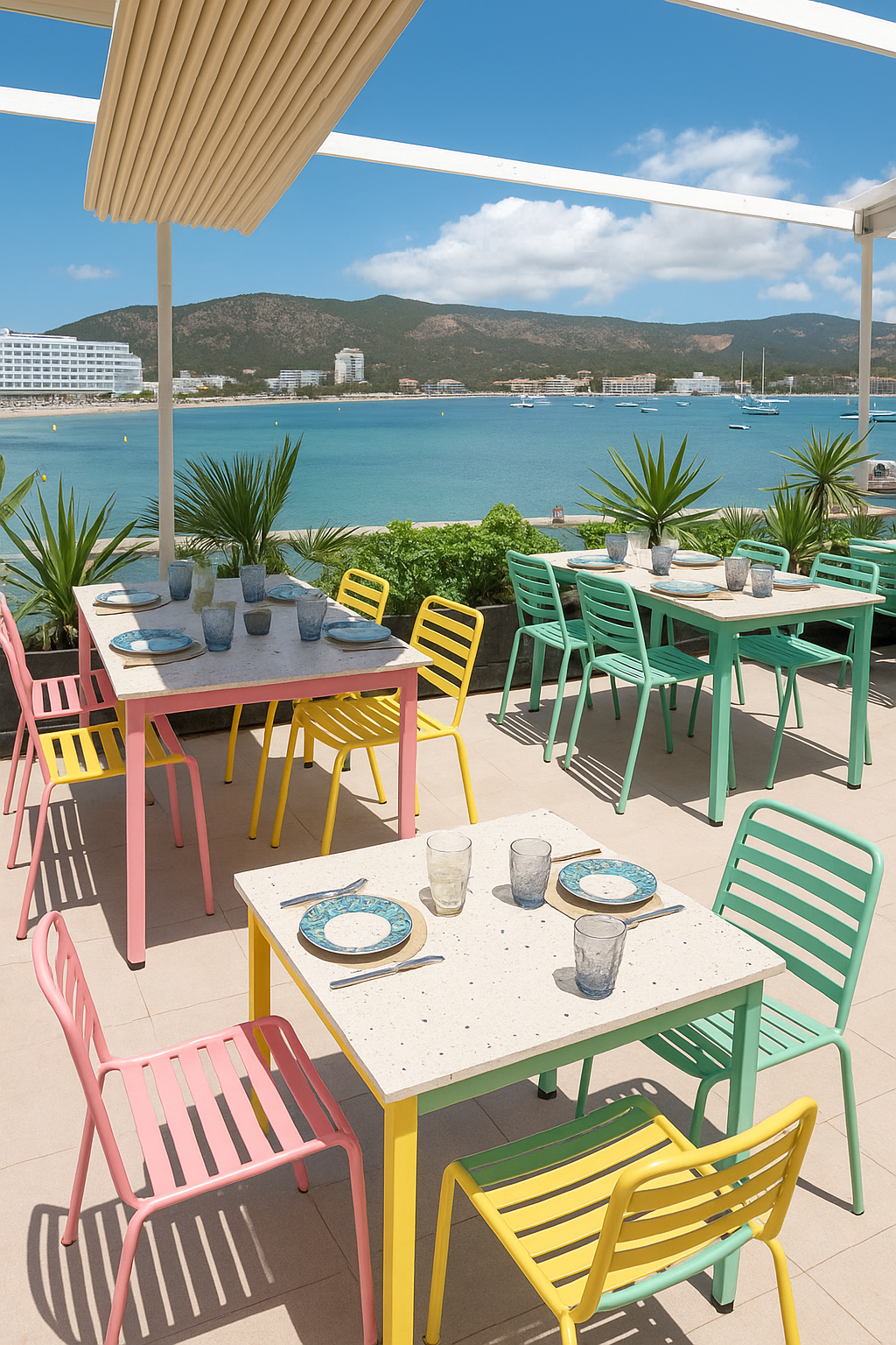 Set Mesa/Sillas de Alto Trafico -  Lemu