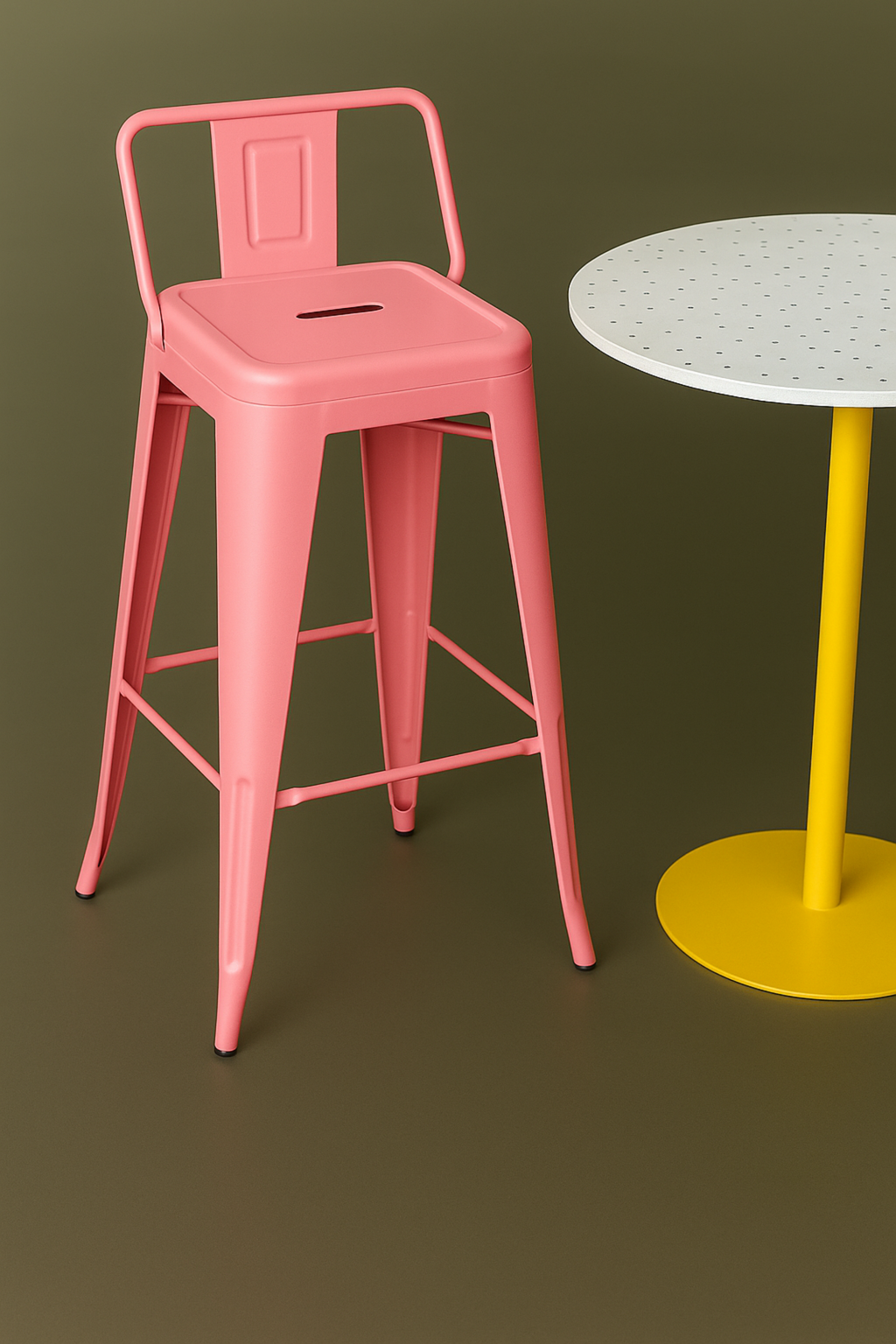 Taburete Tolix Alto Trafico - SteelPro